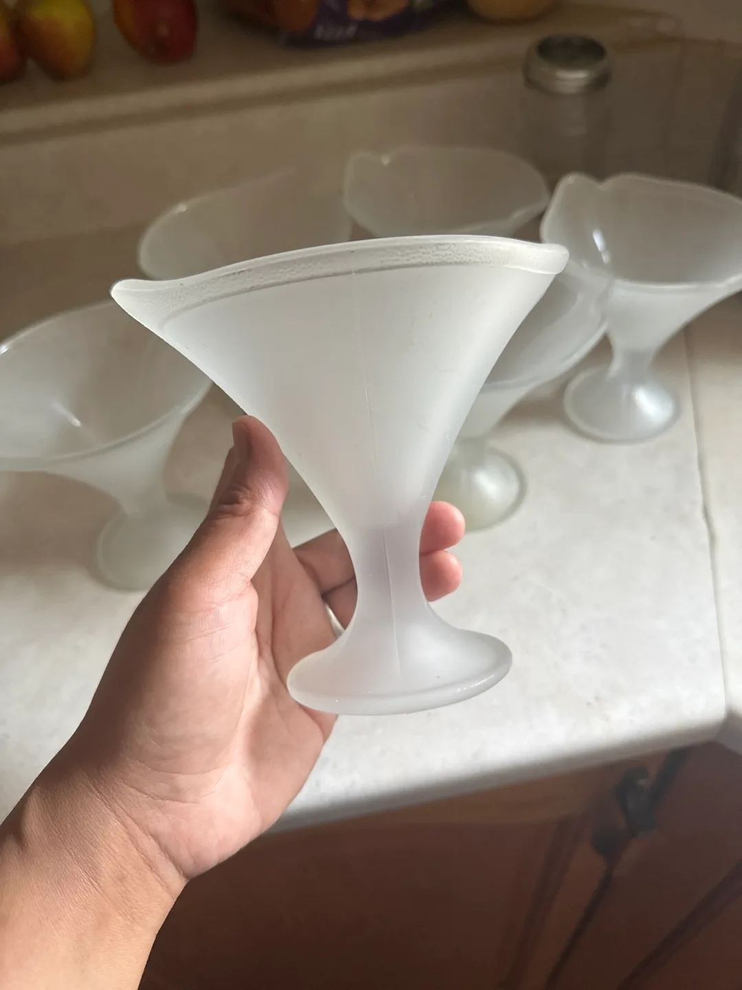 Set of Six Frosted Dessert Bowls image indicator(2)