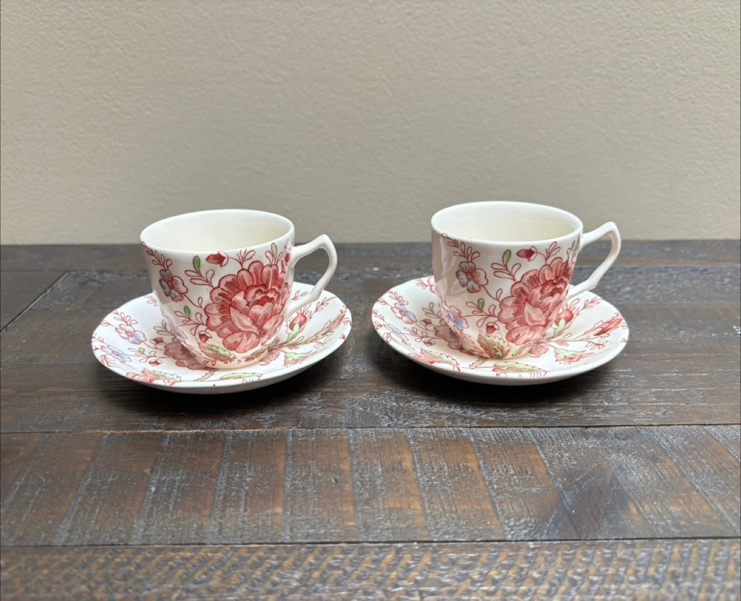 🇨🇦Johnson Brothers Cups & Saucers - Set of 2 thumbnail