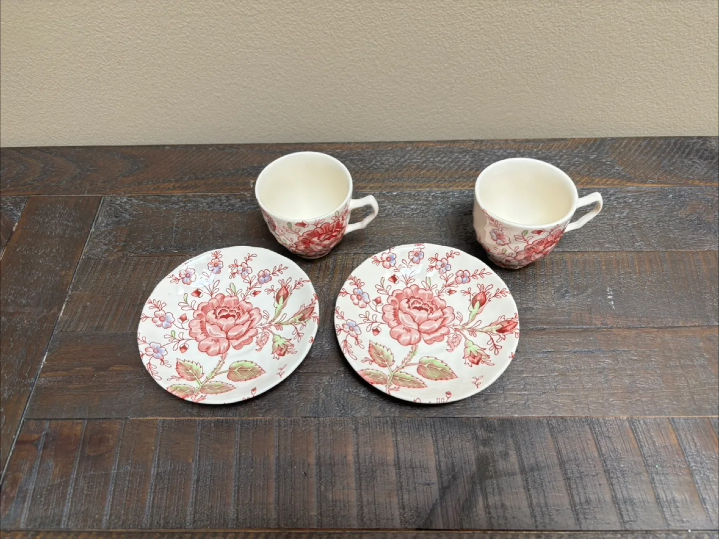 Johnson Brothers Cups & Saucers - Set of 2 image indicator(2)