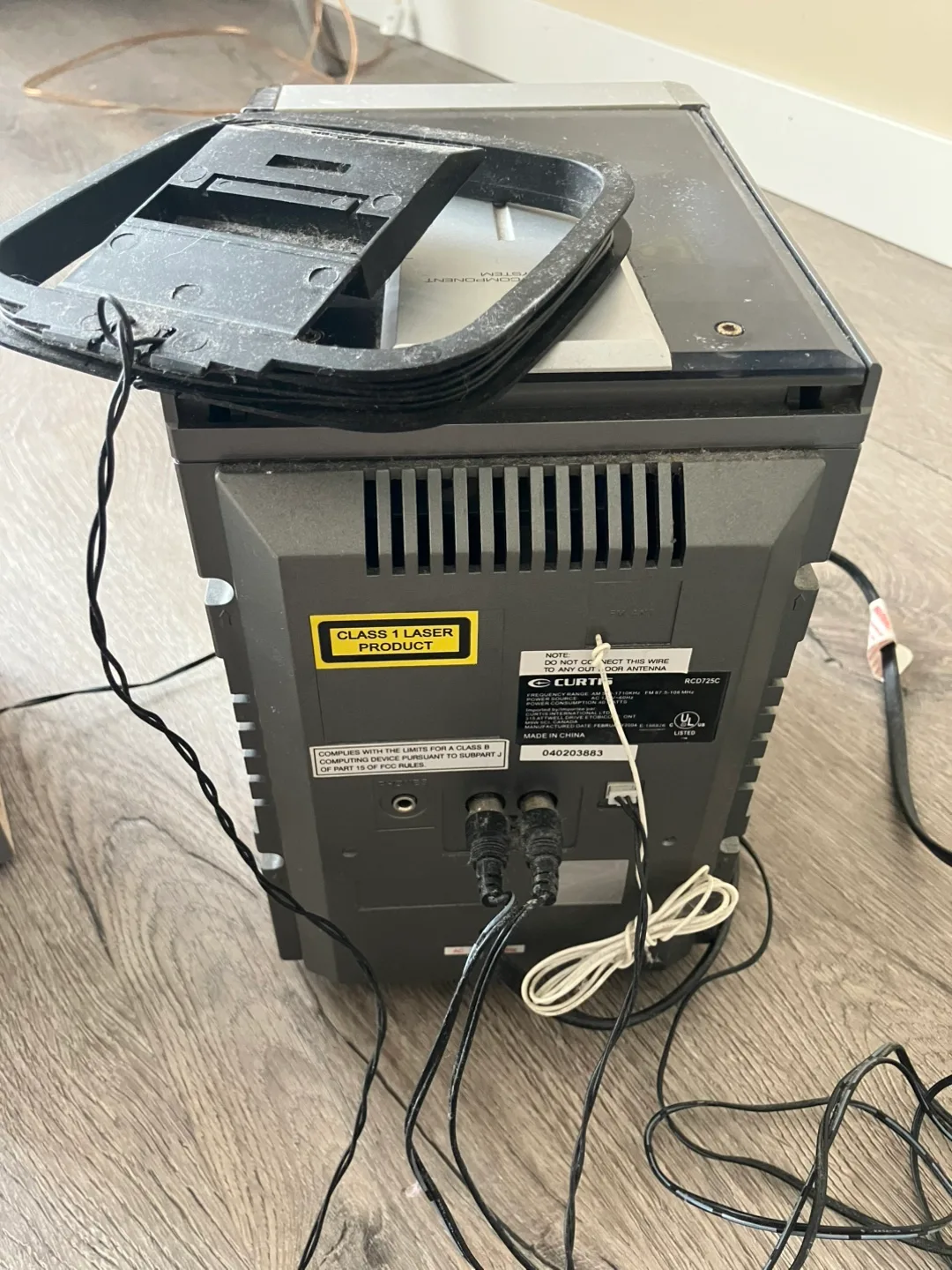 Compact Component System with Speakers image indicator(2)