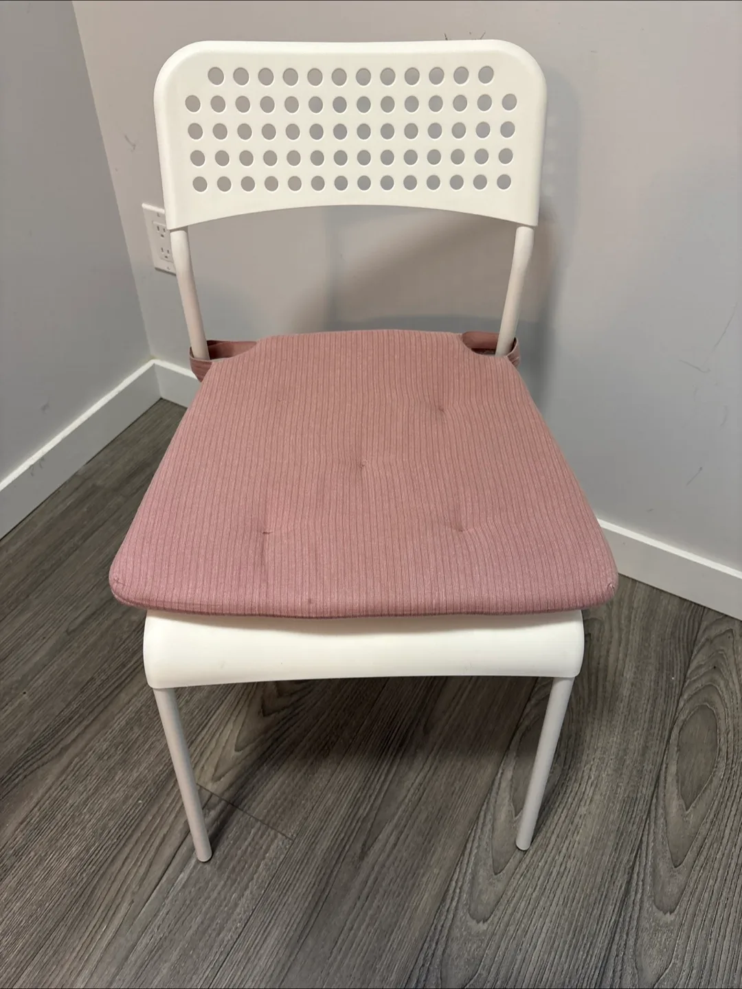 IKEA Vilmar Chair with Pink Cushion thumbnail