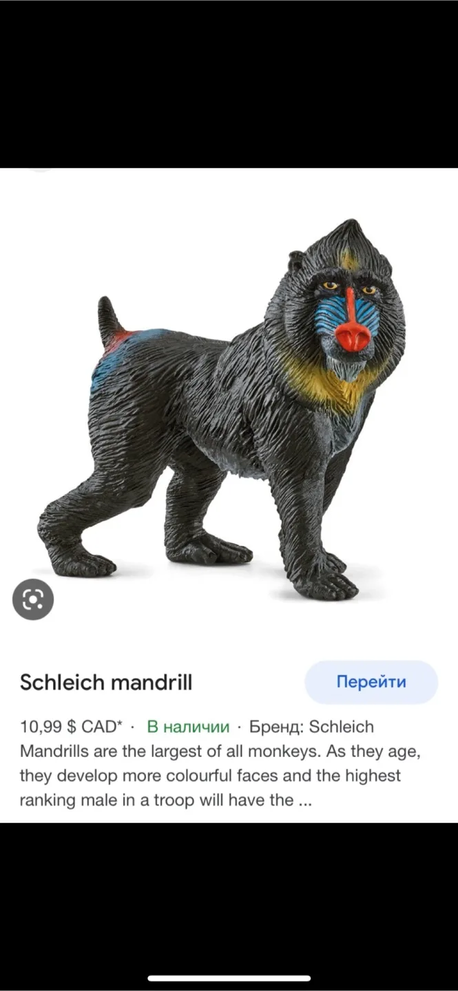 New Schleich Mandrill Figurine thumbnail