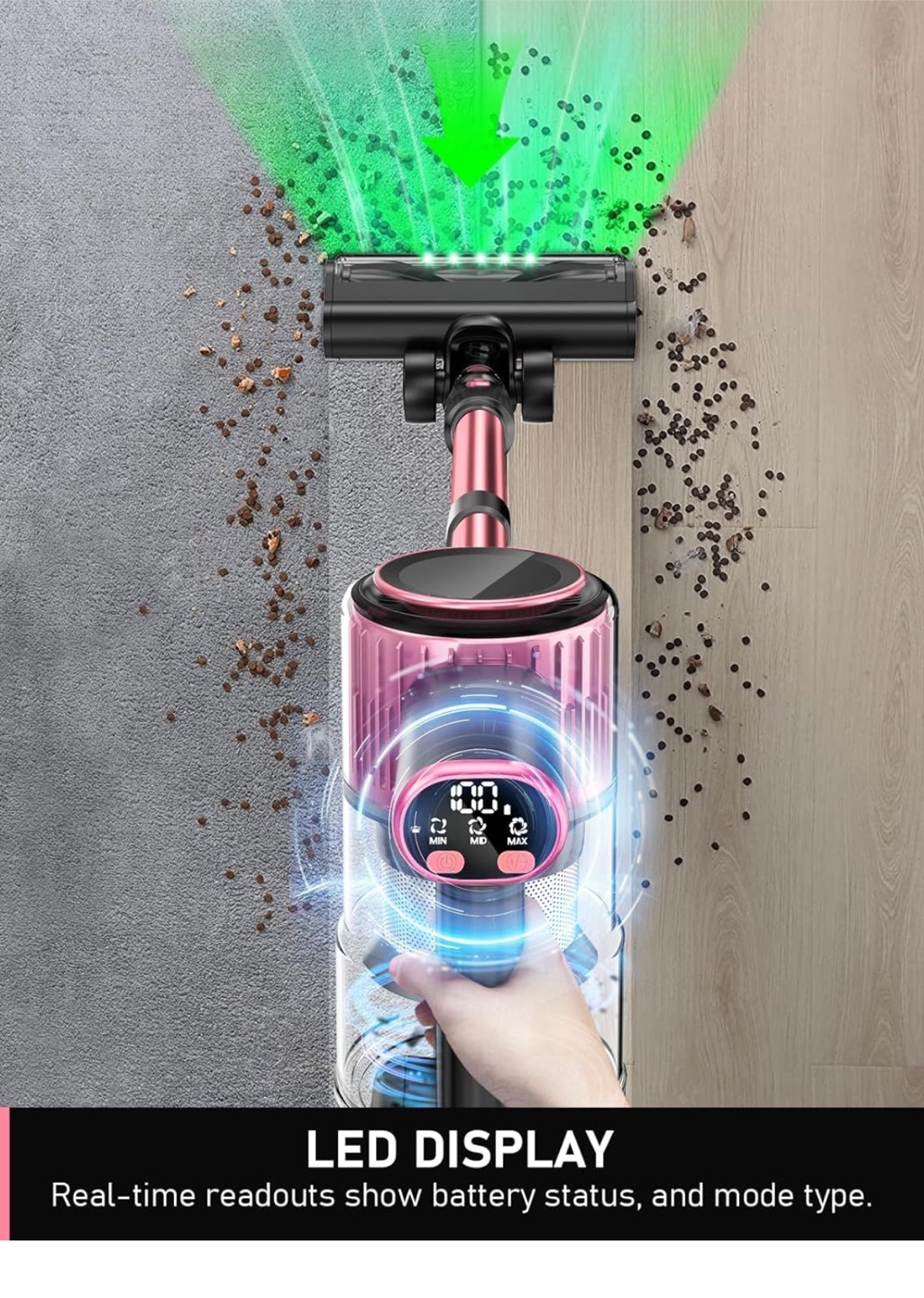Brand new 8-in-1 Cordless Vacuum Cleaner with powerful suction. - photo 3