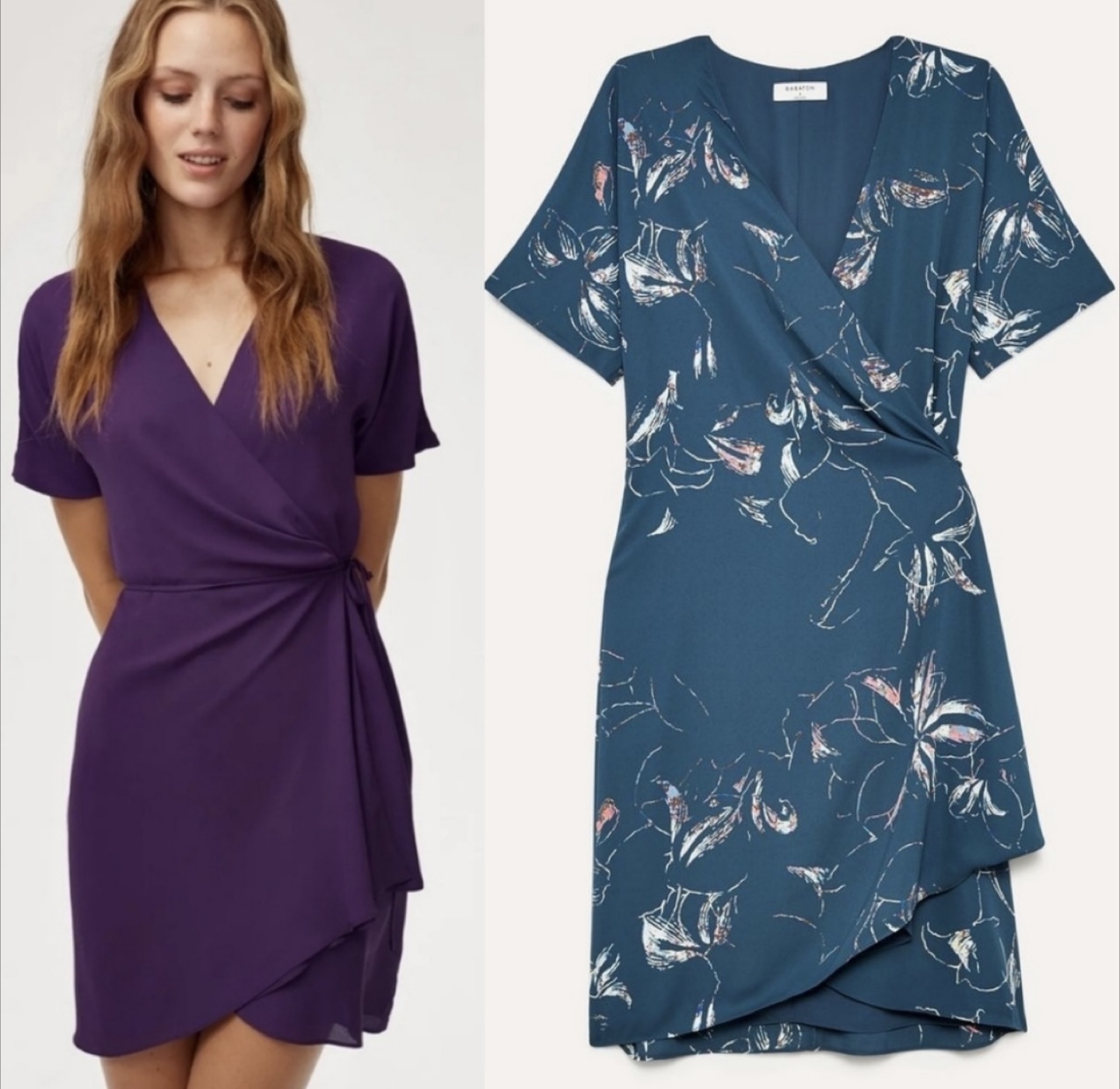 Babaton Wrap Dress - Size XS