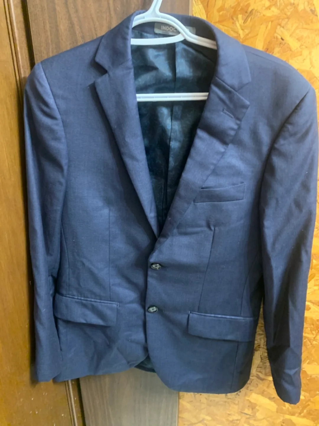 Indochino Navy Blue Blazer thumbnail