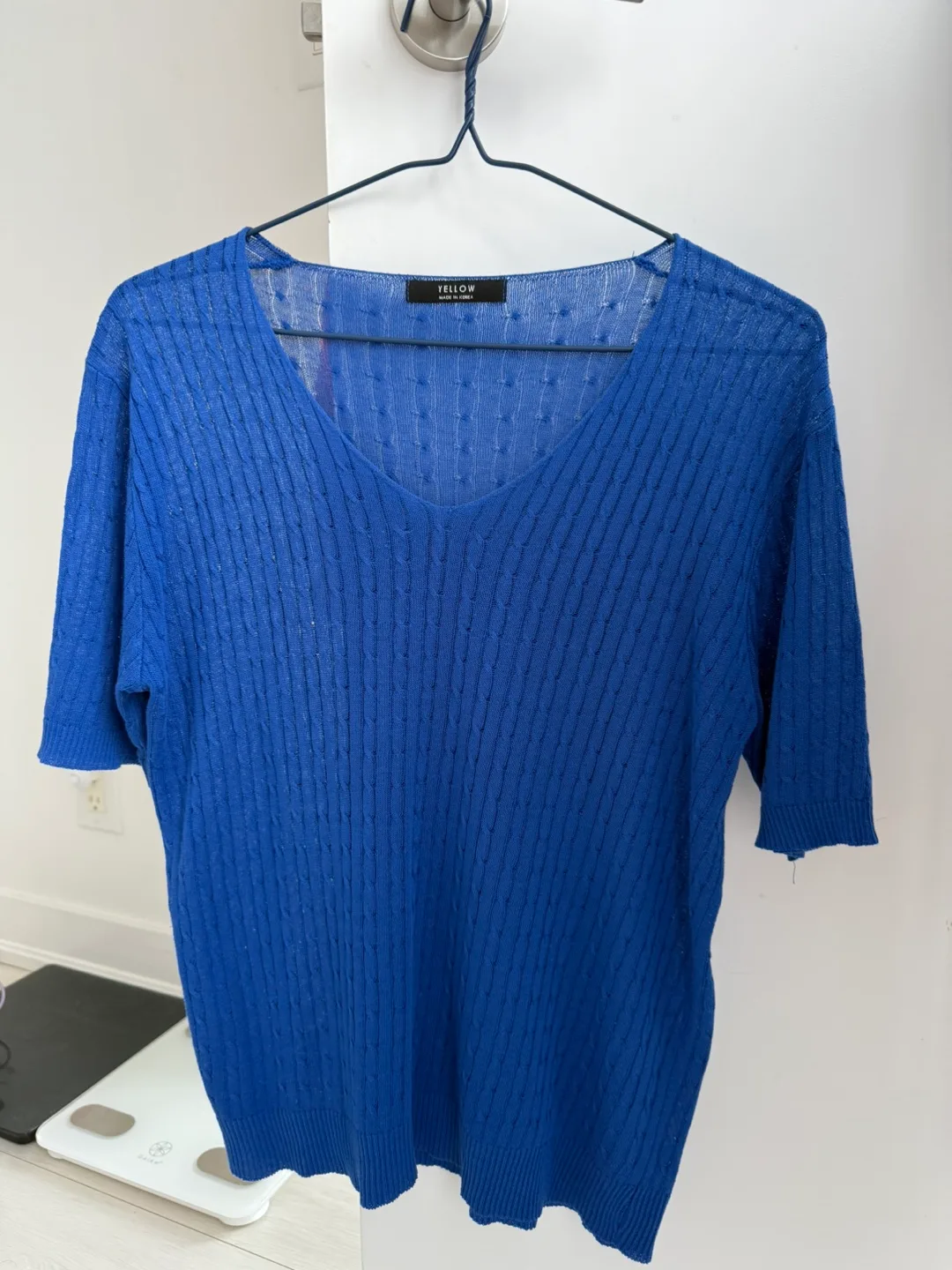 Blue Summer Knit Top thumbnail