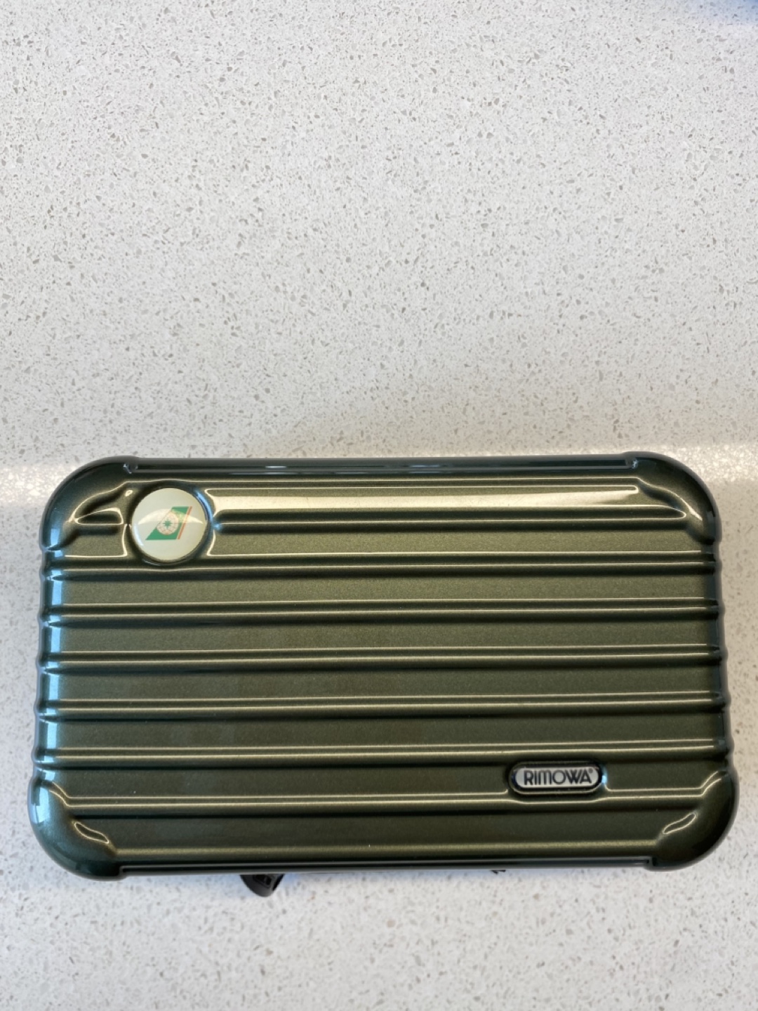 Rimowa Olive Green Travel/ Beauty Case