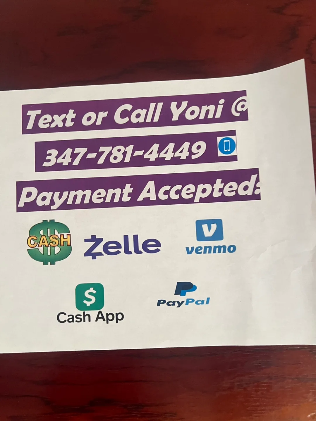 Extra Large Vintage Mirror w/Wood Frame - Delivery Extra image indicator(6)