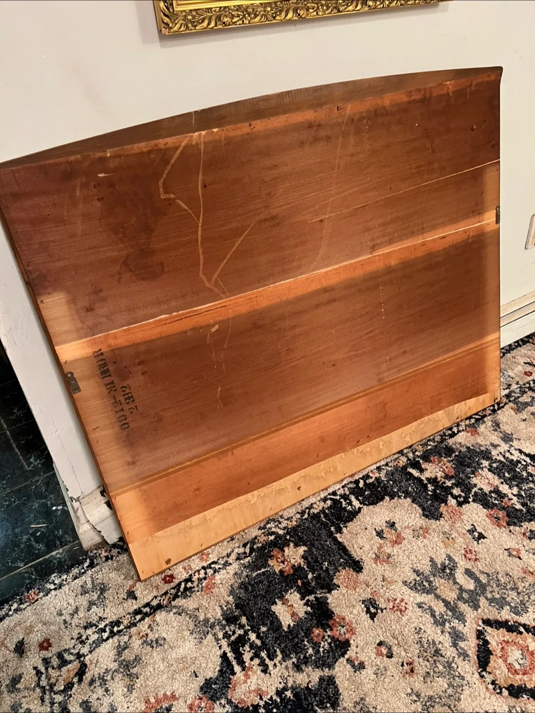 Extra Large Vintage Mirror w/Wood Frame - Delivery Extra image indicator(5)