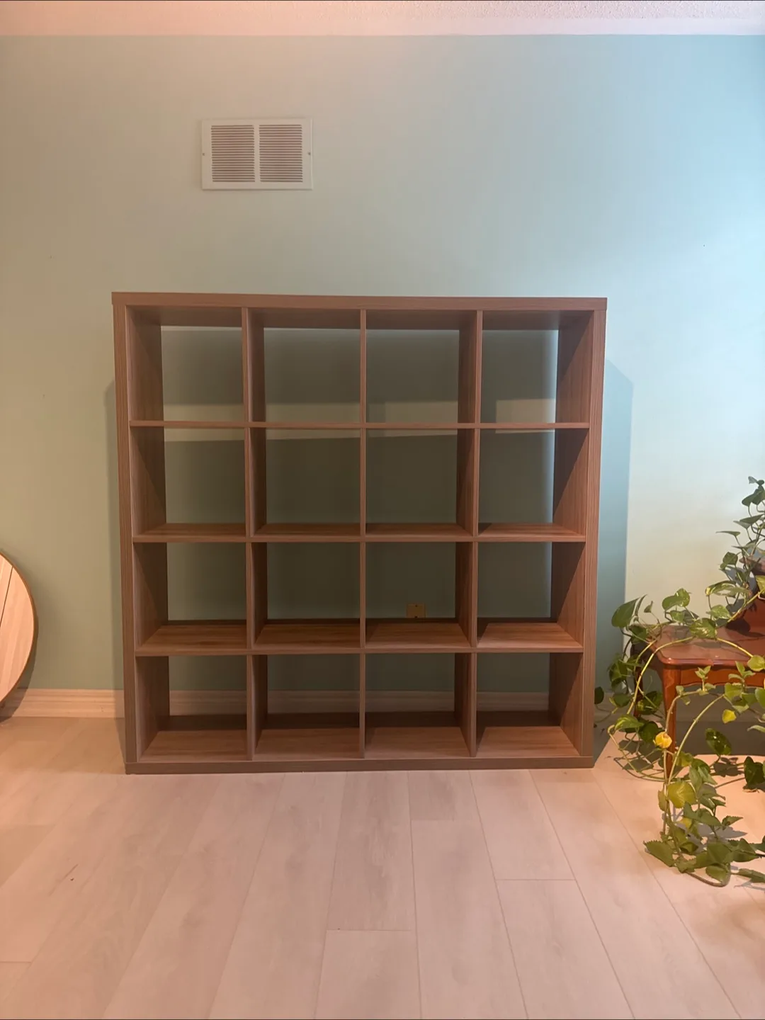 IKEA Wooden Cube Storage Shelf thumbnail