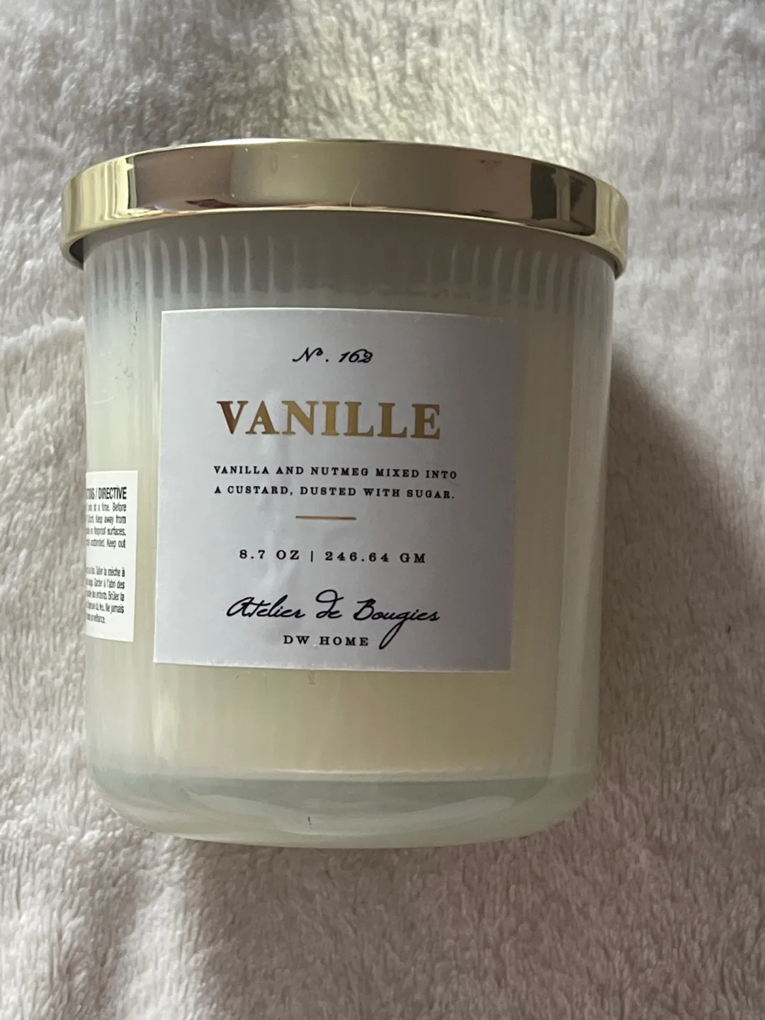DW Home Vanille Scented Candle thumbnail