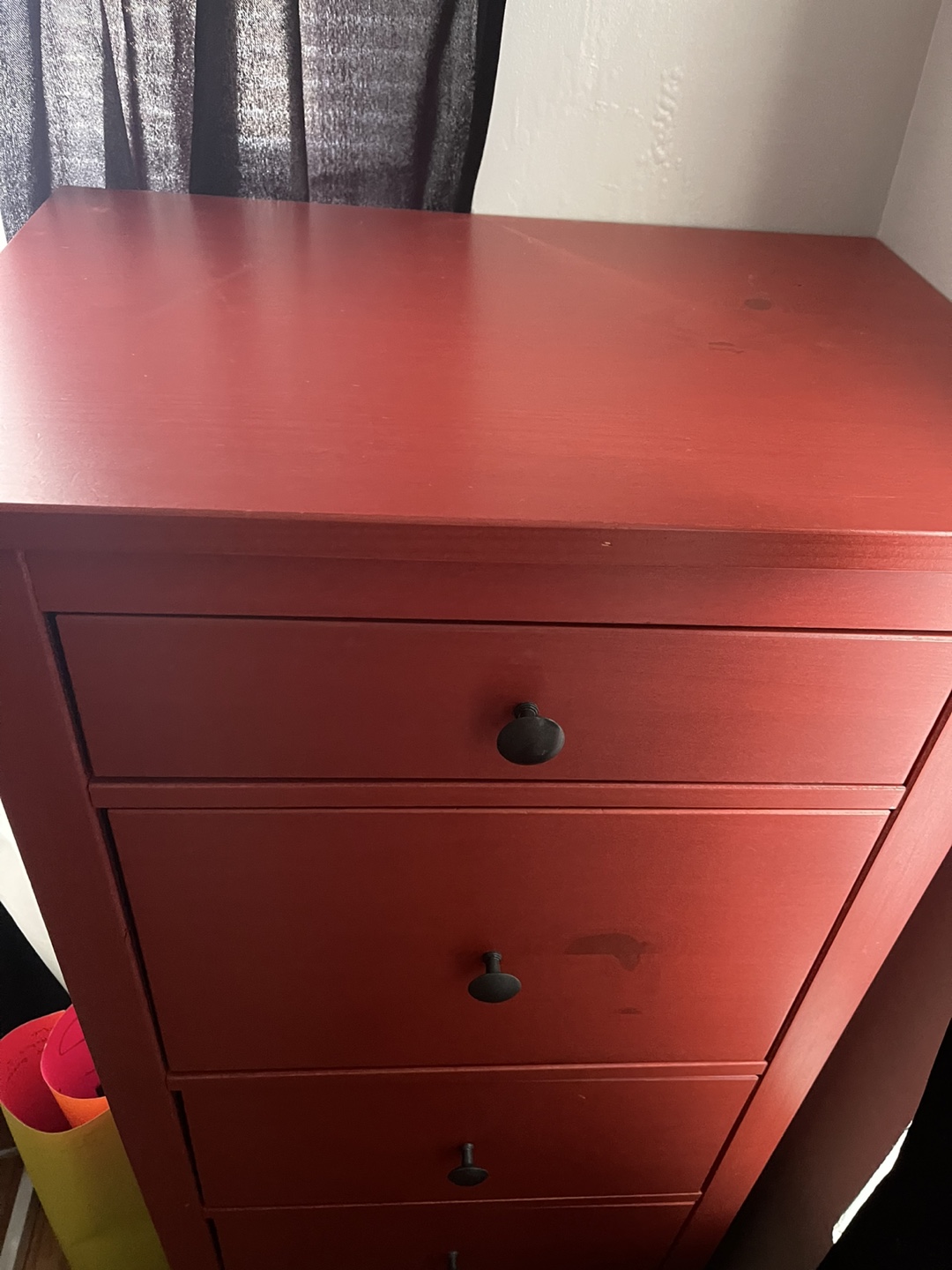 IKEA Hemnes 5 Drawer Natural Wood Tall Dresser - photo 3