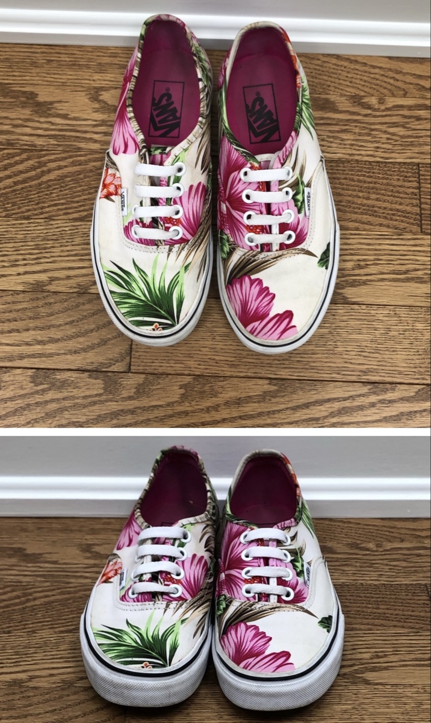Vans Authentic Floral Shoes 5.5 women