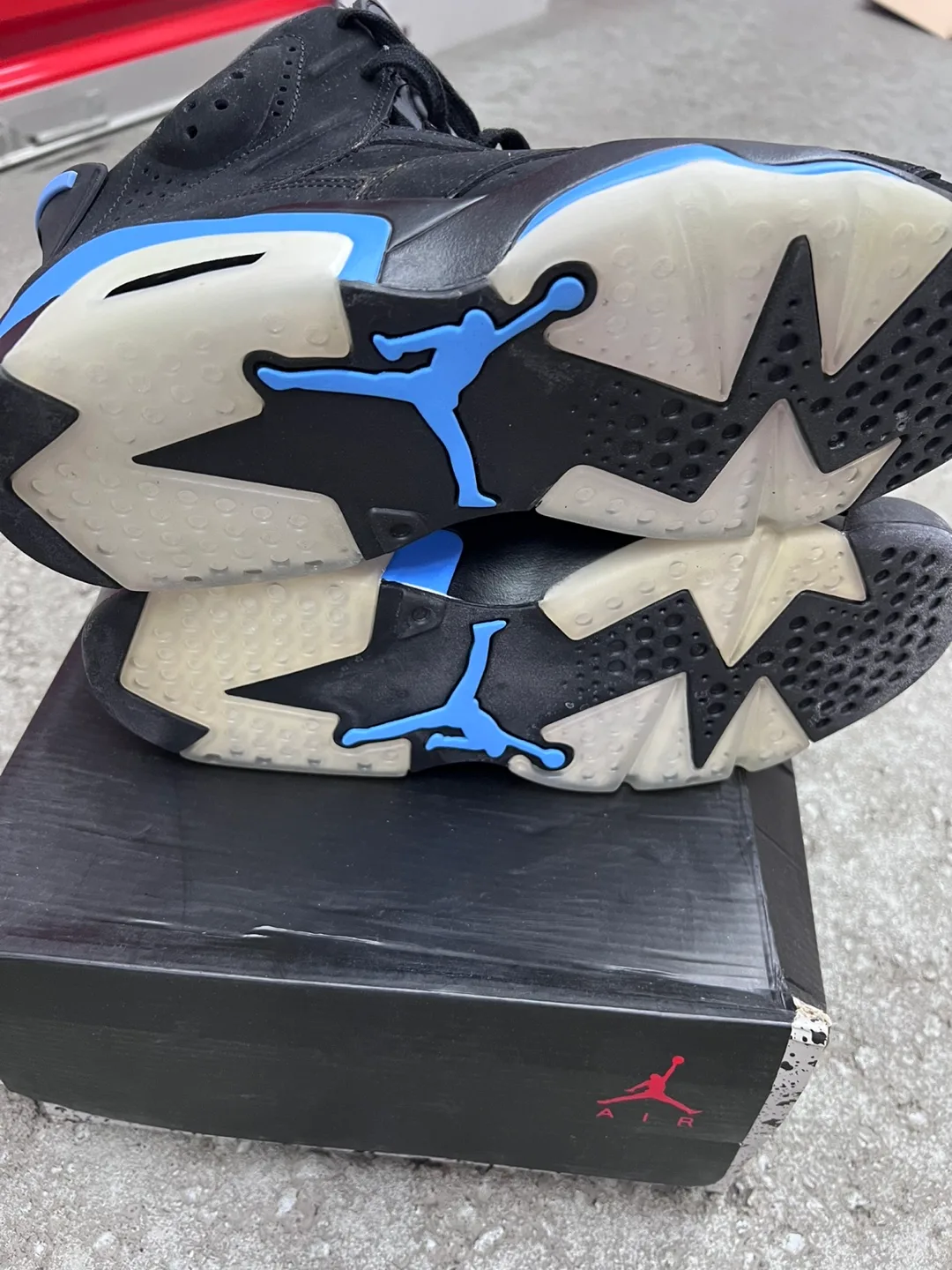 Brand New Air Jordan 6 Retro 'UNC Black'Men's US Size 10 image indicator(4)