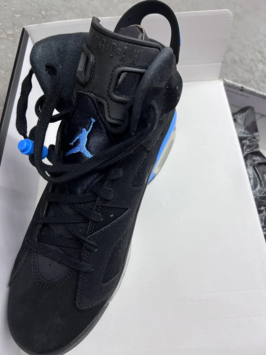 Brand New Air Jordan 6 Retro 'UNC Black'Men's US Size 10 image indicator(6)