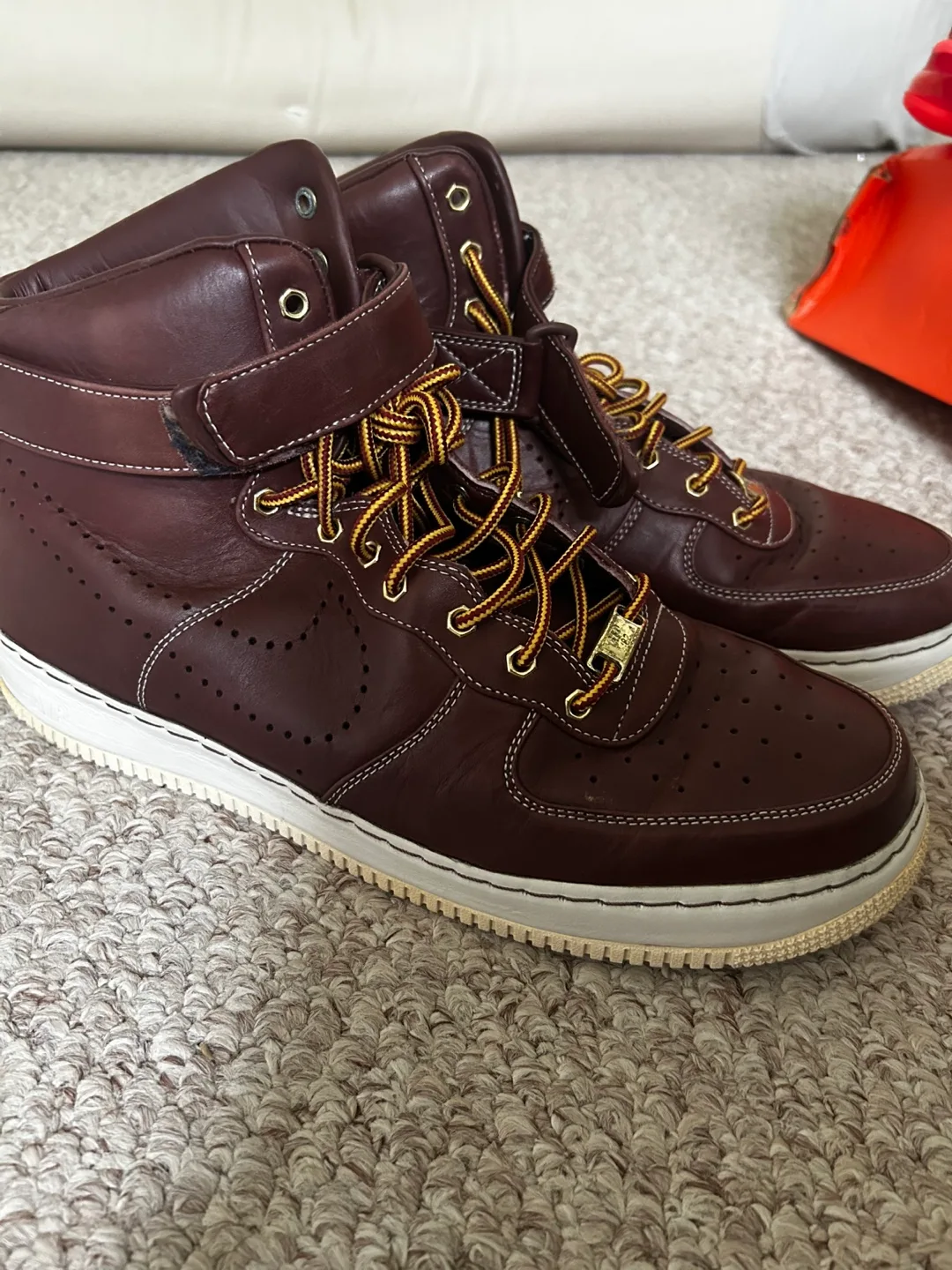 Nike Air Force 1 High '82 Shoes - Brown thumbnail