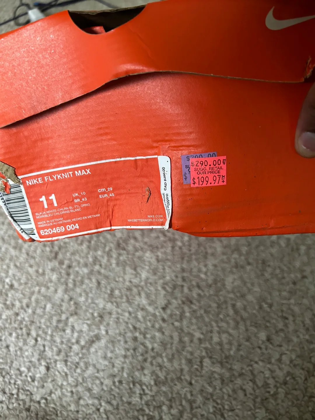 Nike Flyknit Max Multi-Color US 11 image indicator(5)