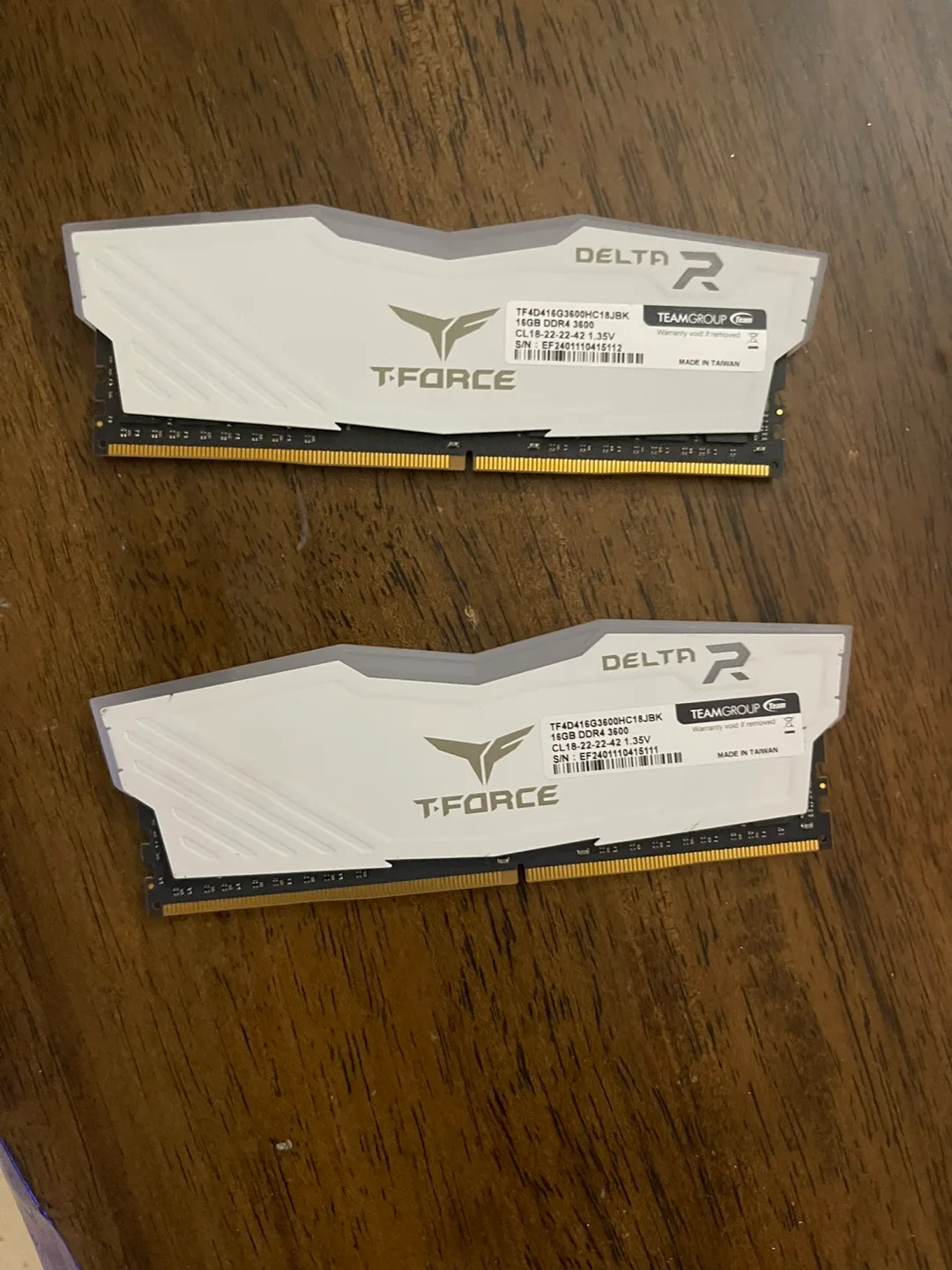 TeamGroup T-Force Delta RGB 16GB DDR4 3600 RAM thumbnail