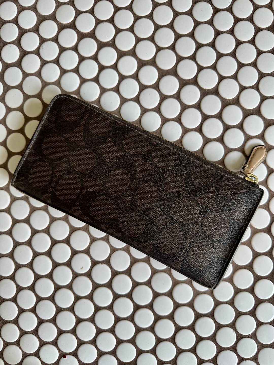 COACH Peyton Slim Brown Leather Wallet - photo 2