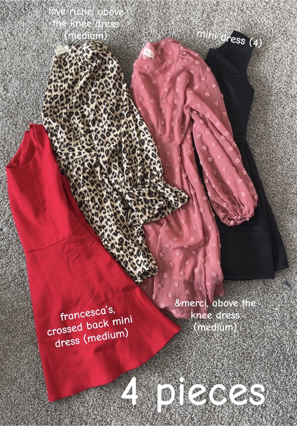 Bundle of 4 Women’s Dresses