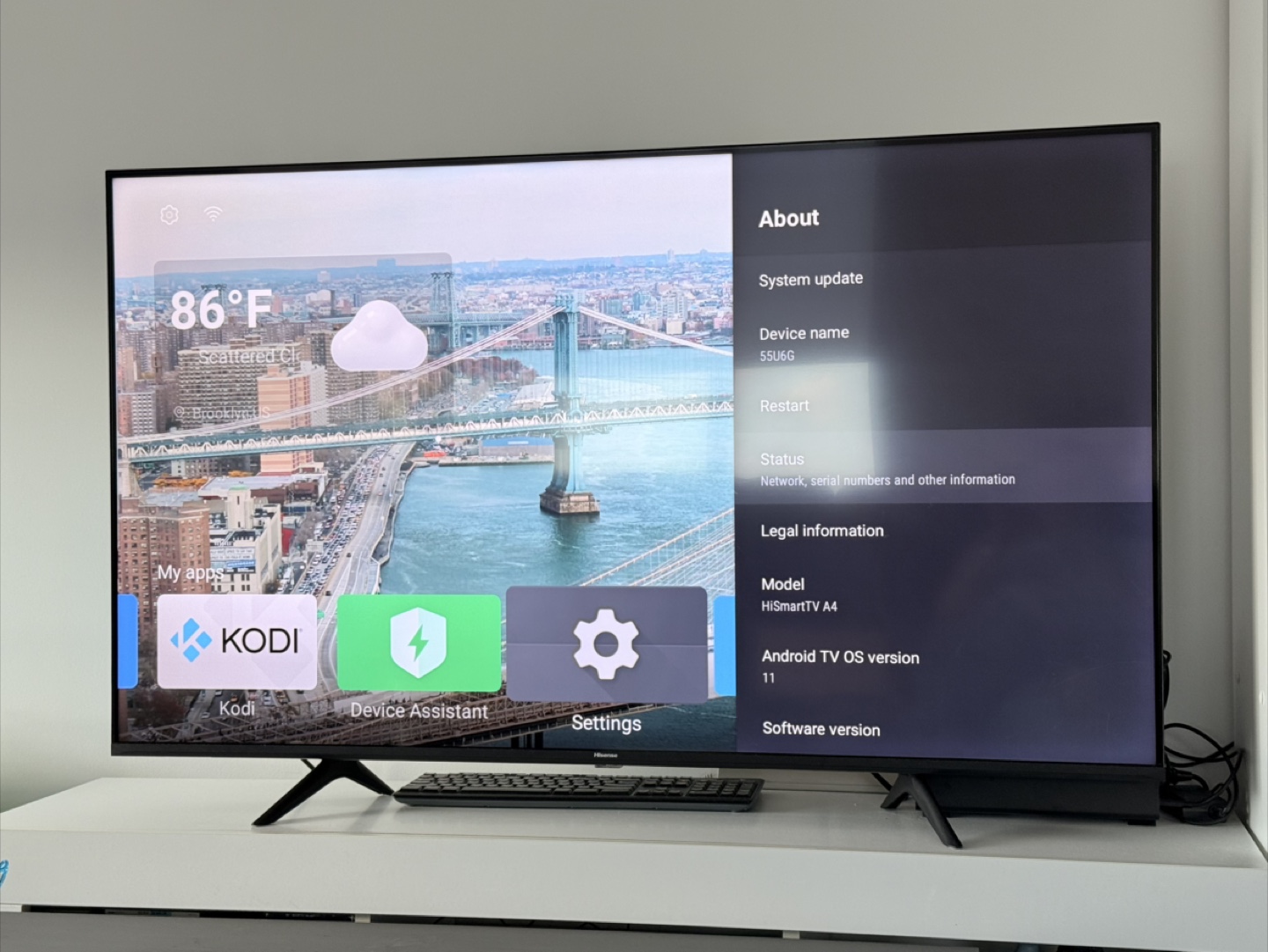 Hisense 55U6G 55-Inch 4K ULED Android TV - photo 3