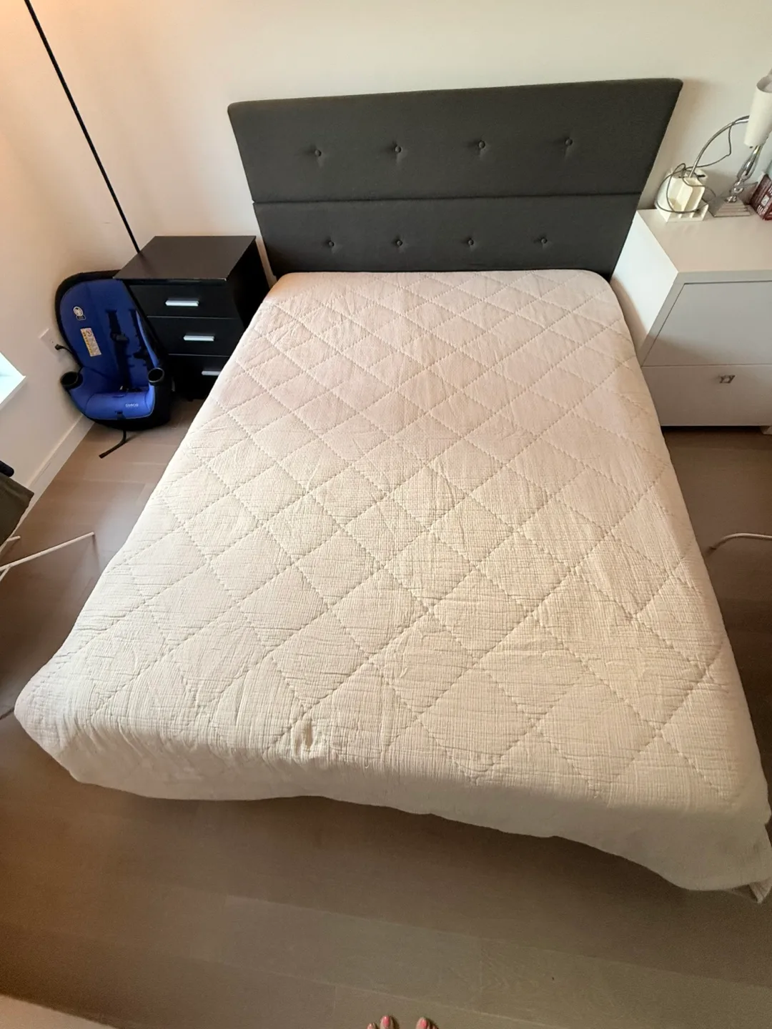 Queen Size Bed Frame with Storage thumbnail