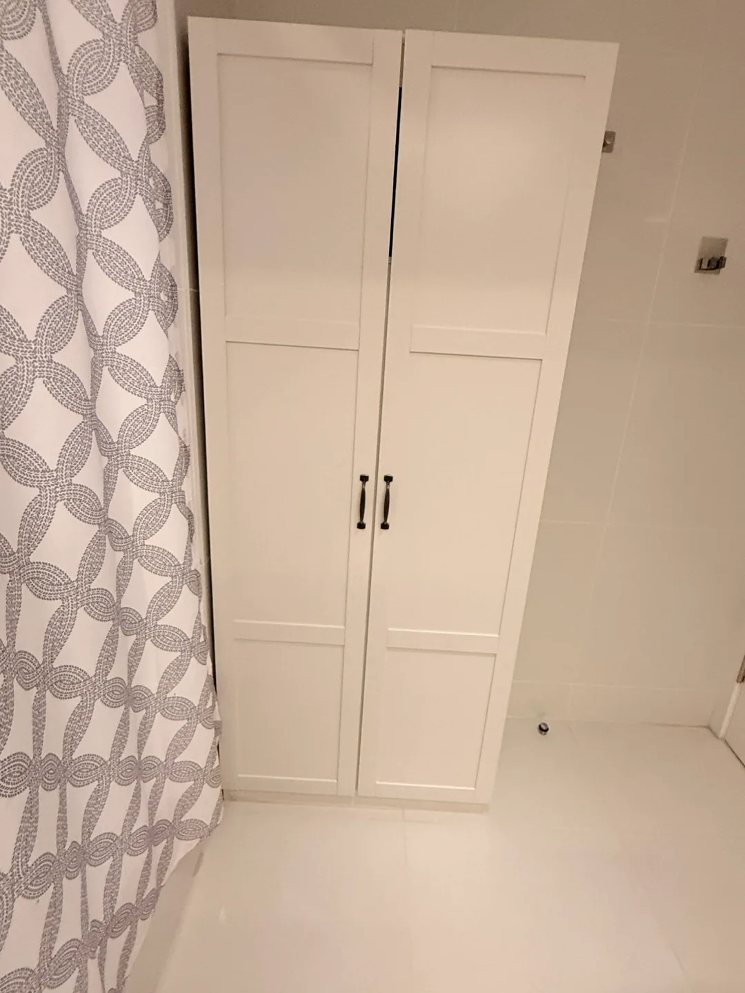 White Bathroom Storage Cabinet thumbnail