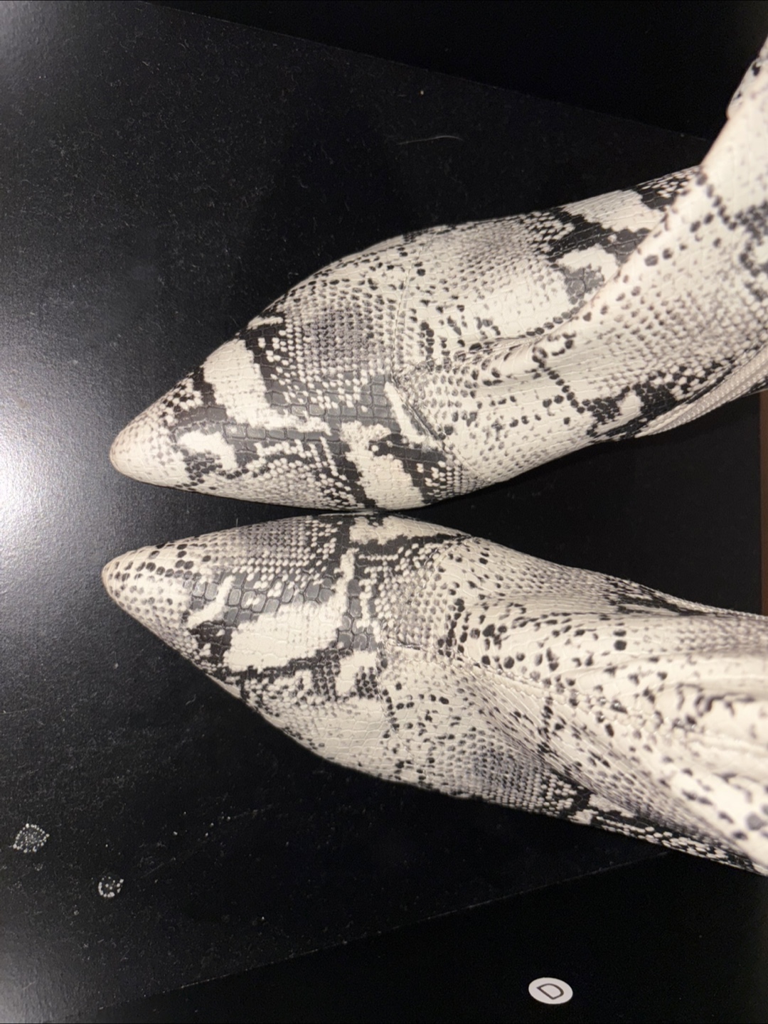 Steve Madden Snakeskin Booties Size 7.5 - photo 3