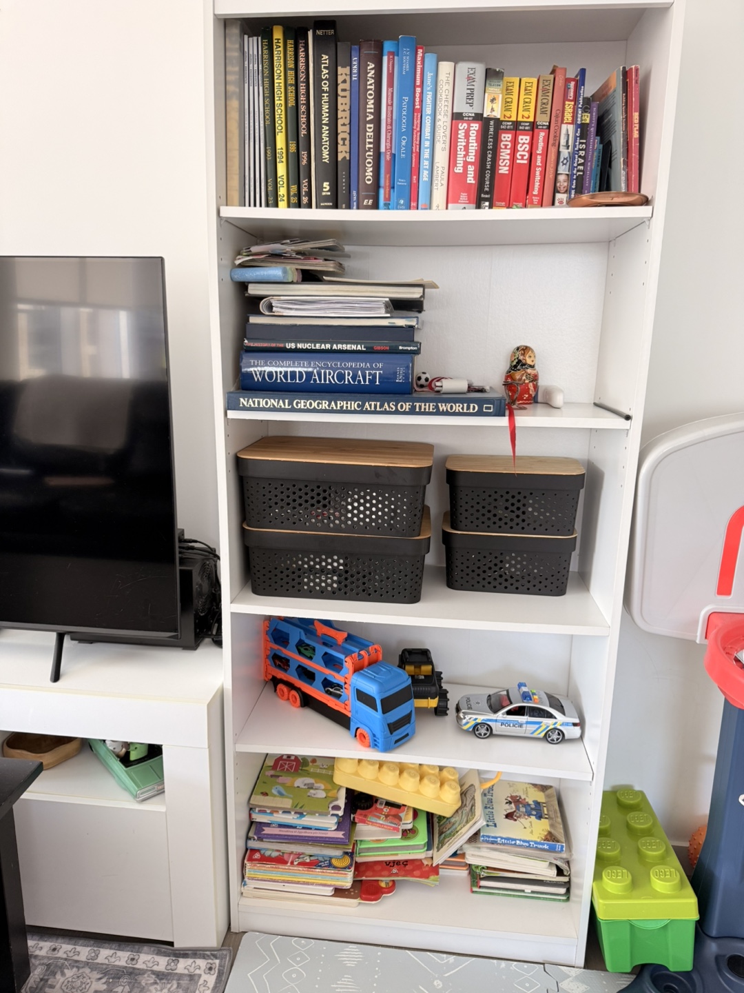 White Bookcases