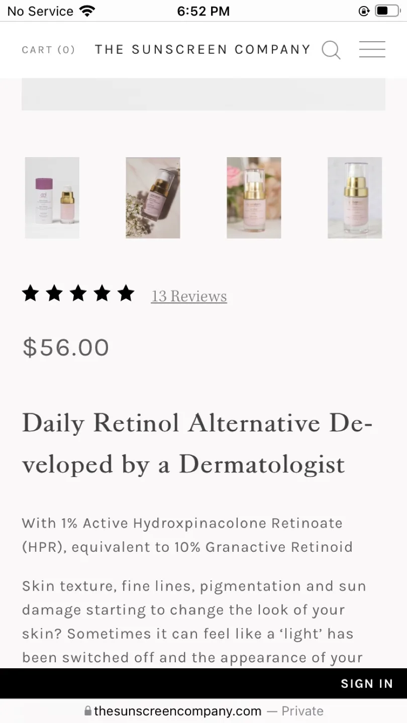 Never used Cyberderm retin + erase image indicator(2)