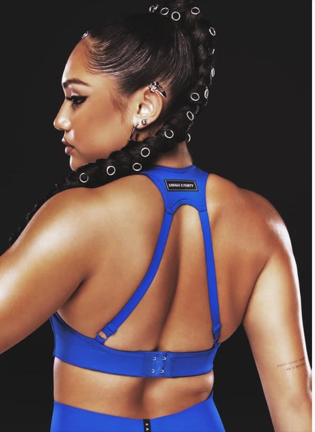 Savage X Fenty Blue Active Leggings & Sports Bra Set - photo 3