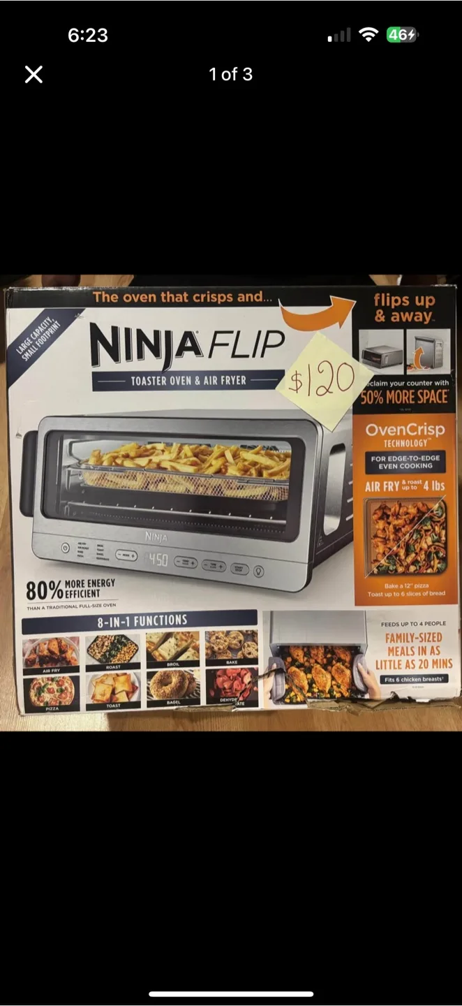 Ninja Foodi Flip Toaster Oven & Air Fryer thumbnail