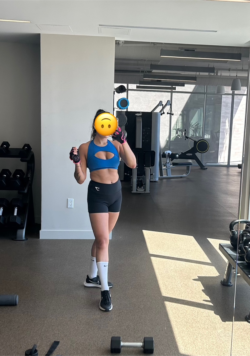 Savage X Fenty Blue Active Leggings & Sports Bra Set - photo 5