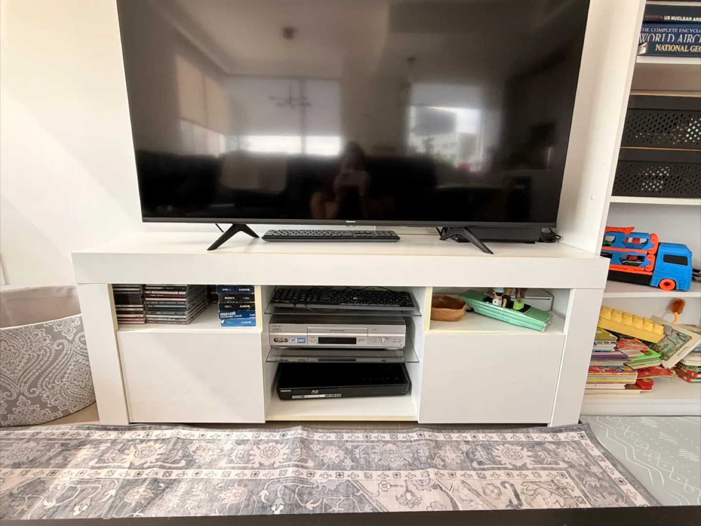 White TV Stand thumbnail
