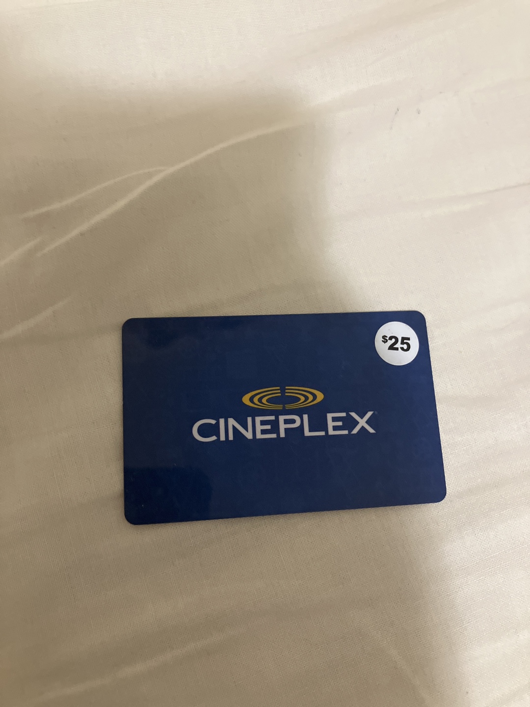 Cineplex $25 Giftcard