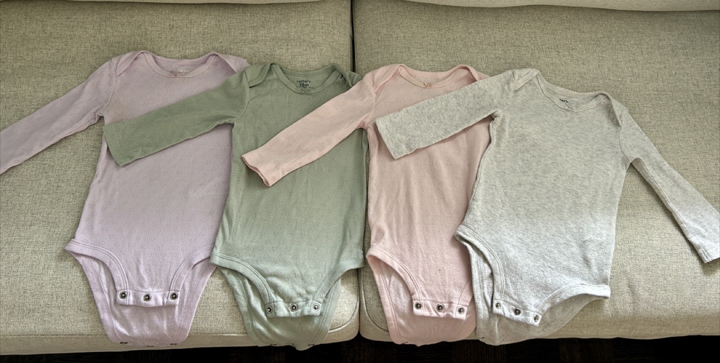 Carter's 12M Baby Bodysuits (5) - photo 2