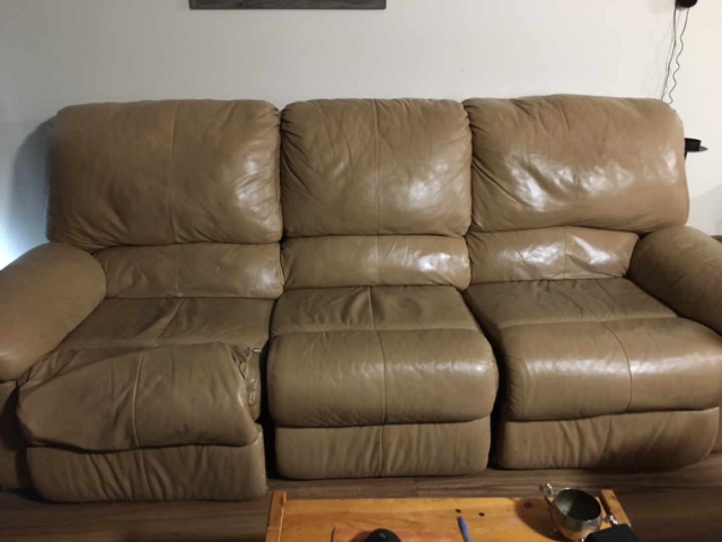 Leather couch