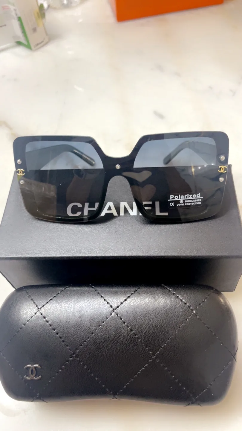 Chanel Sunglasses with Case image indicator(4)