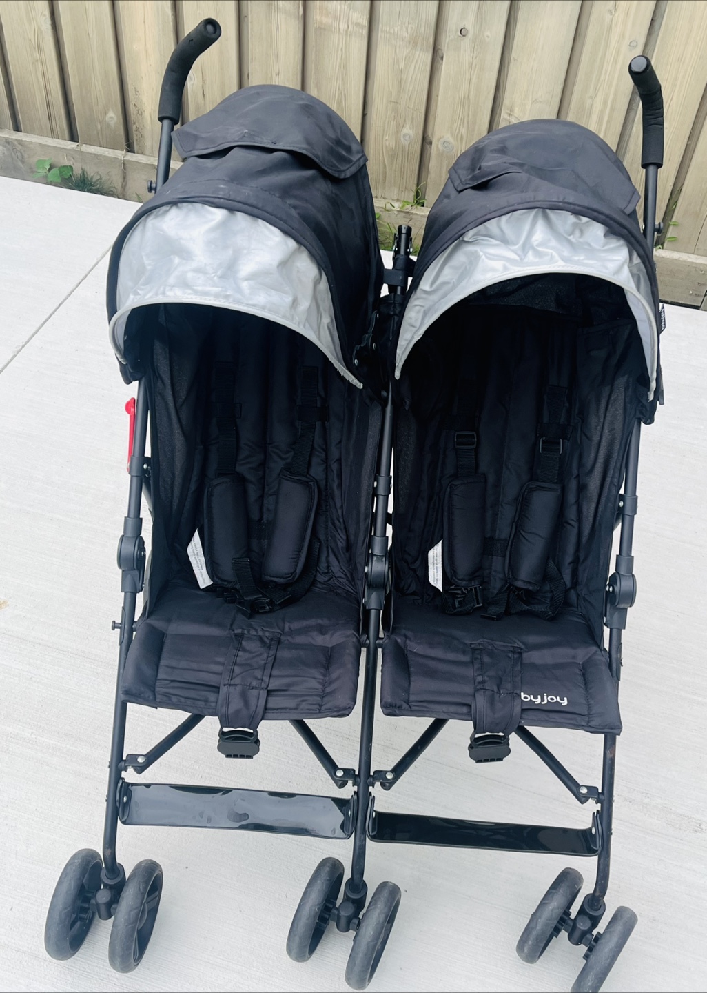 Baby Joy Twin Stroller - Black - photo 3