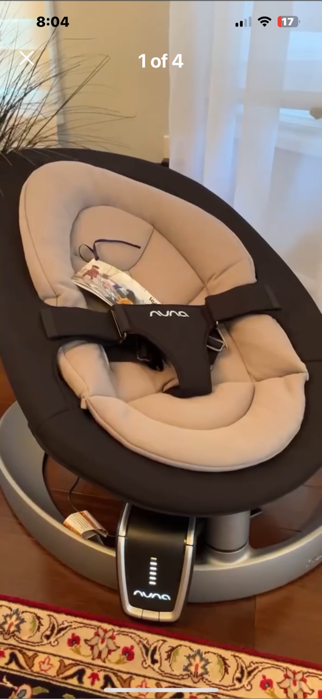 Nuna Leaf Baby Bouncer with Box - photo 2