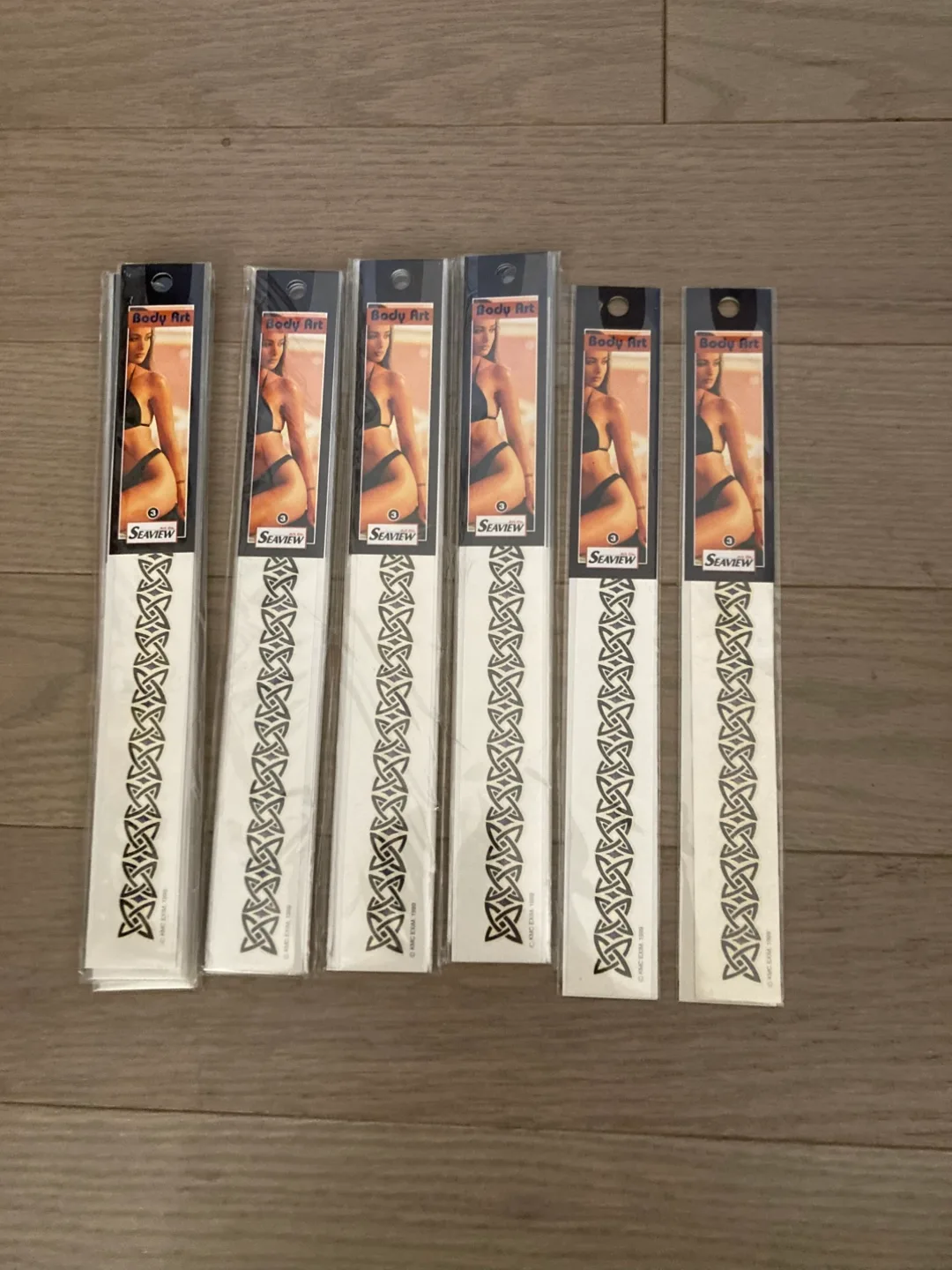 🇨🇦🍁6 Seaview Body Art Temporary Tattoos thumbnail