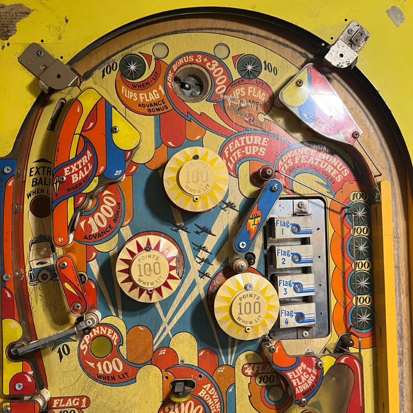 Put lights in back.  For project Vintage Bally Pinball Machine image indicator(3)