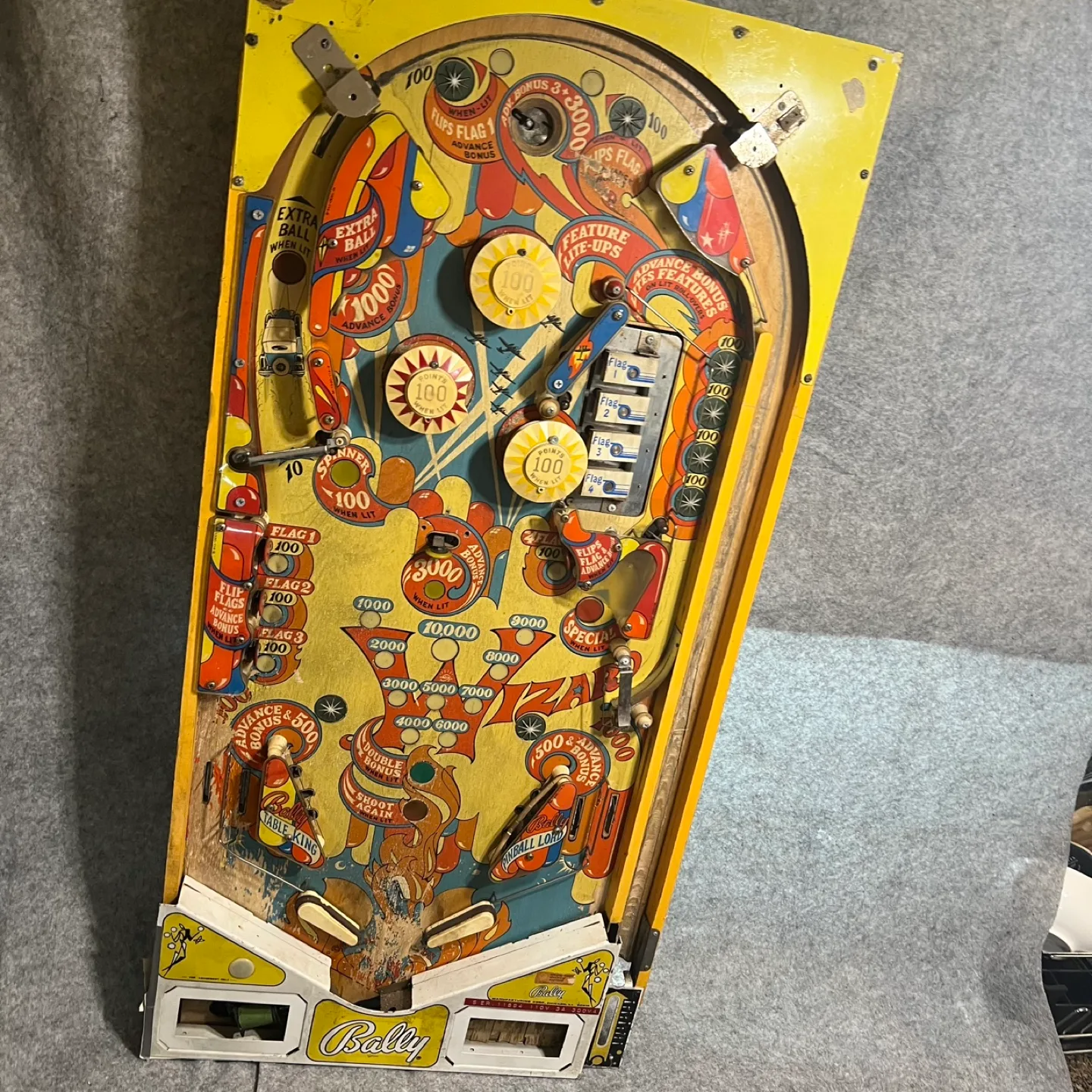 Put lights in back.  For project Vintage Bally Pinball Machine thumbnail