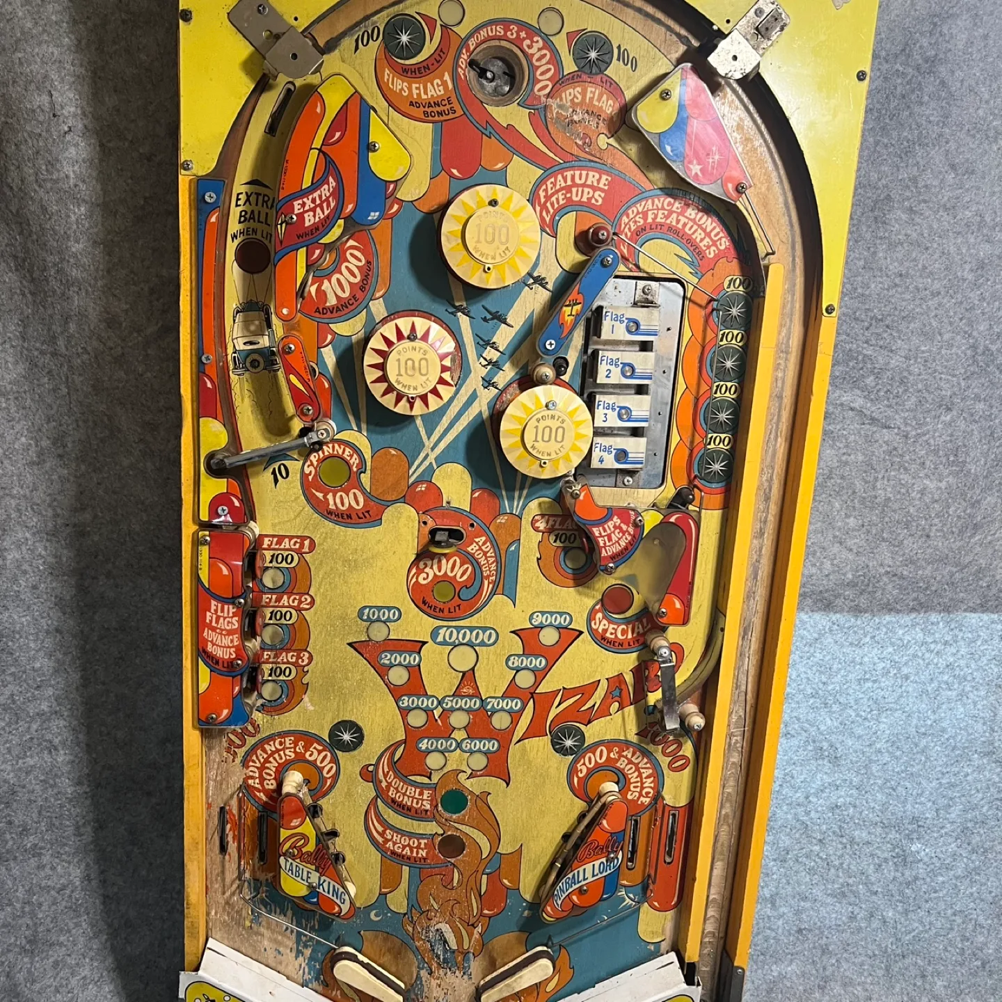 Put lights in back.  For project Vintage Bally Pinball Machine image indicator(2)