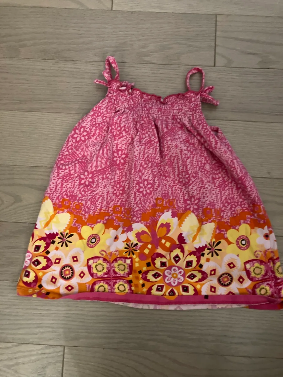 🇨🇦🍁 children’s place Pink Floral Summer tank thumbnail