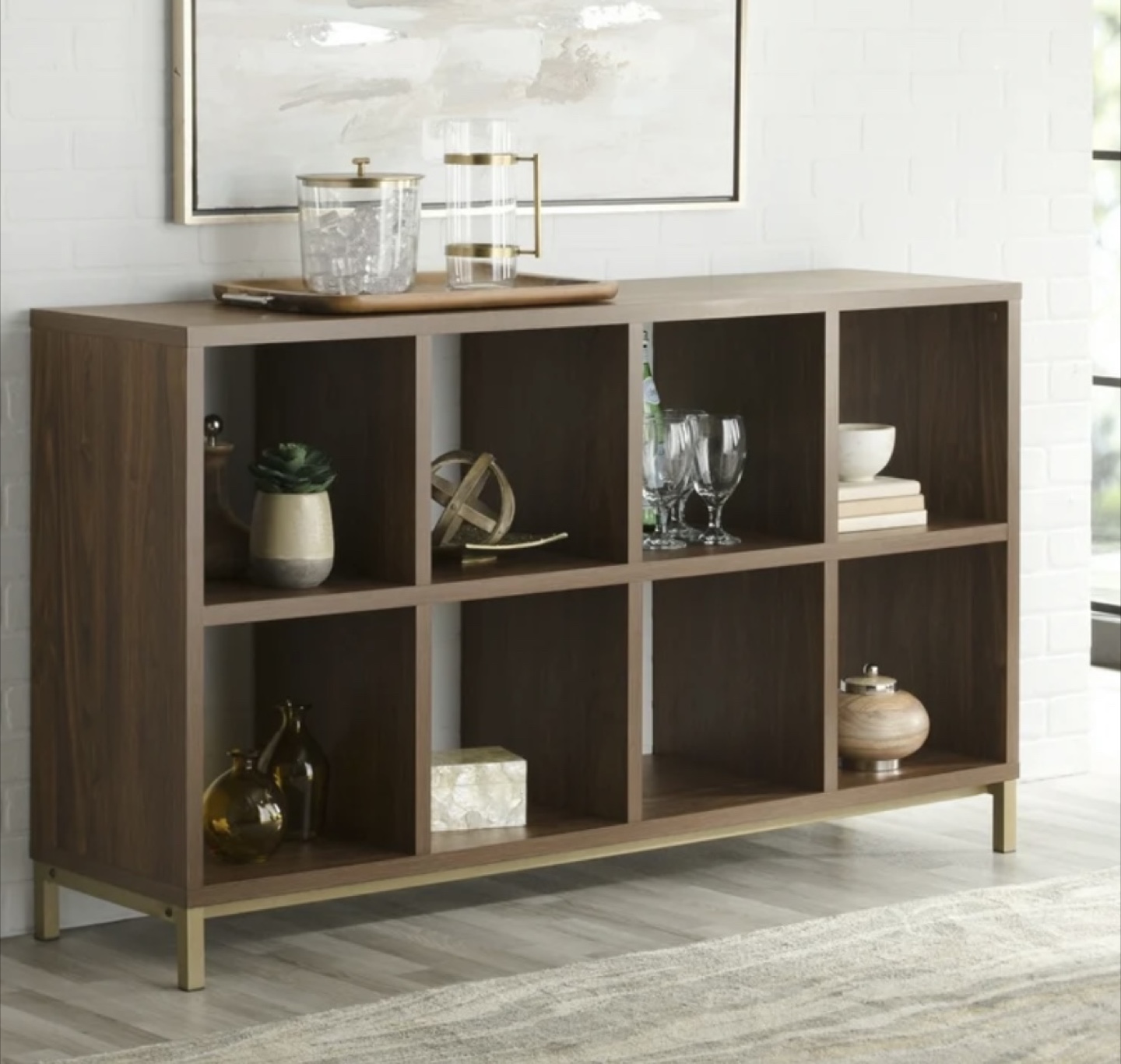 Brown 8-Cube Organizer Shelf - photo 3