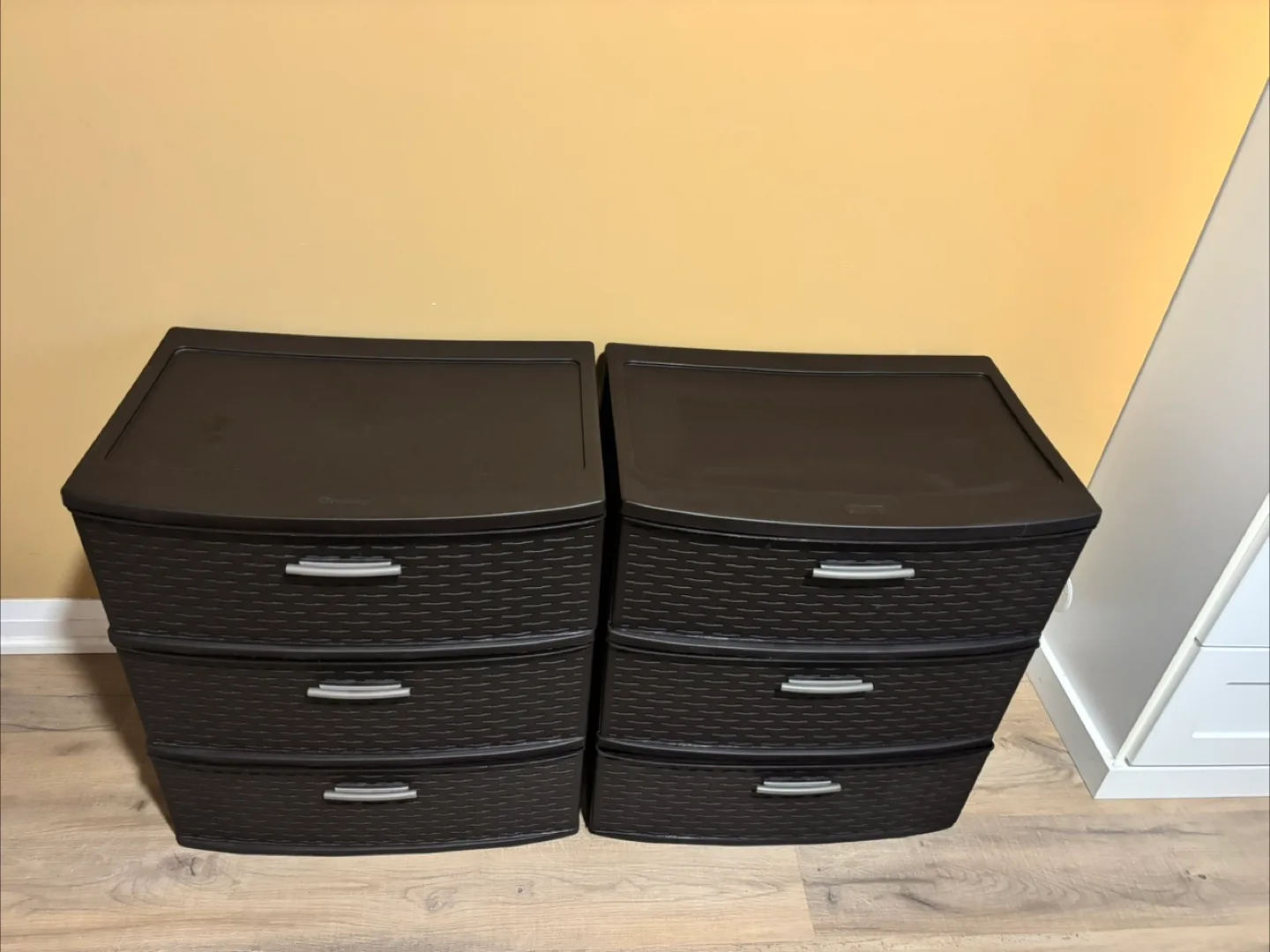 Sterilite 3-Drawer Weave Tower - Espresso thumbnail