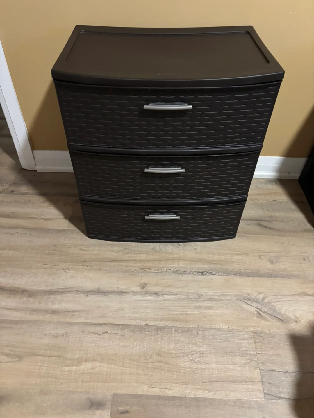 Sterilite 3-Drawer Weave Tower - Espresso.  2 Available thumbnail