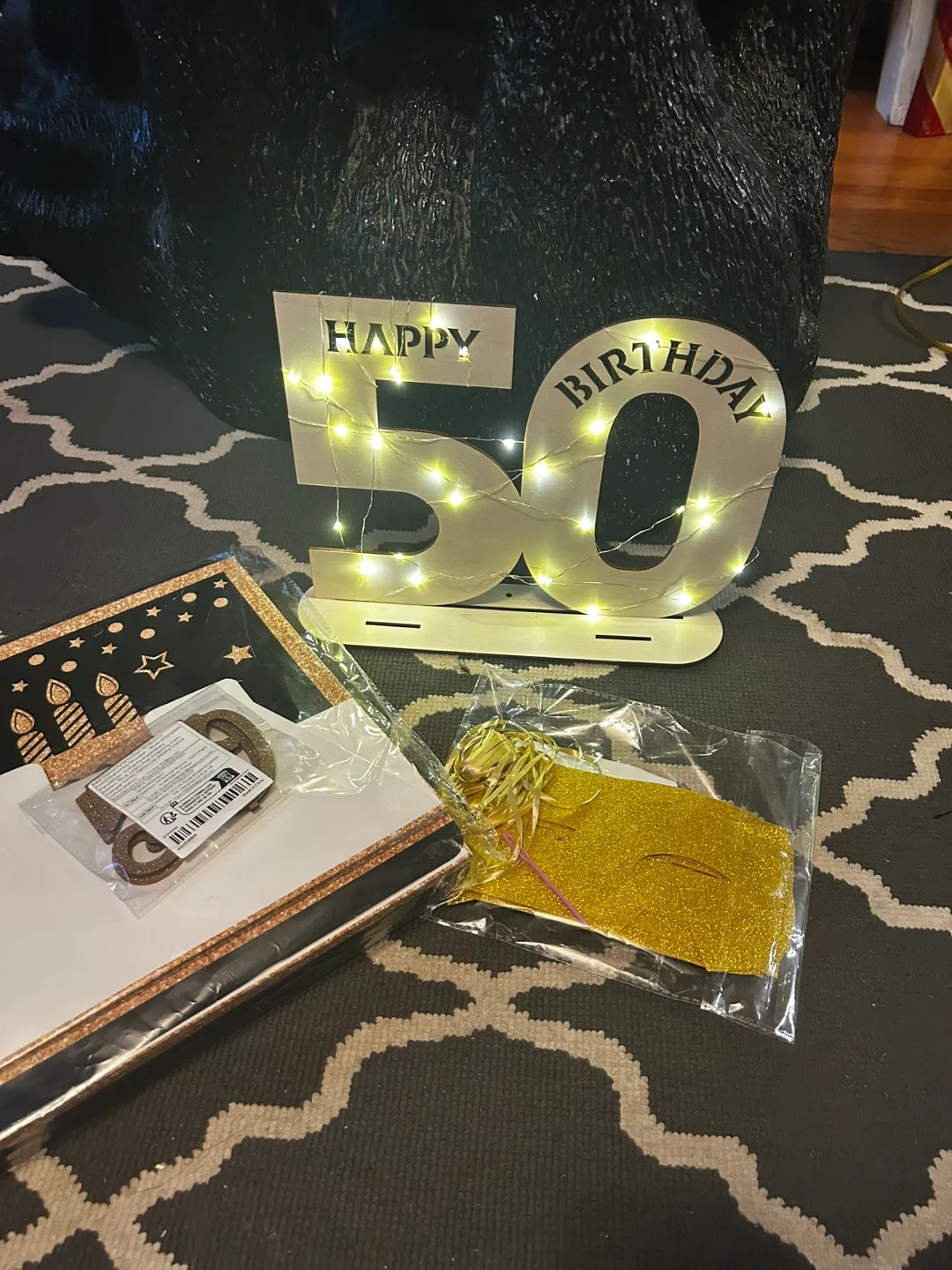 Happy 50th Birthday Decoration Set - New #freecycle thumbnail