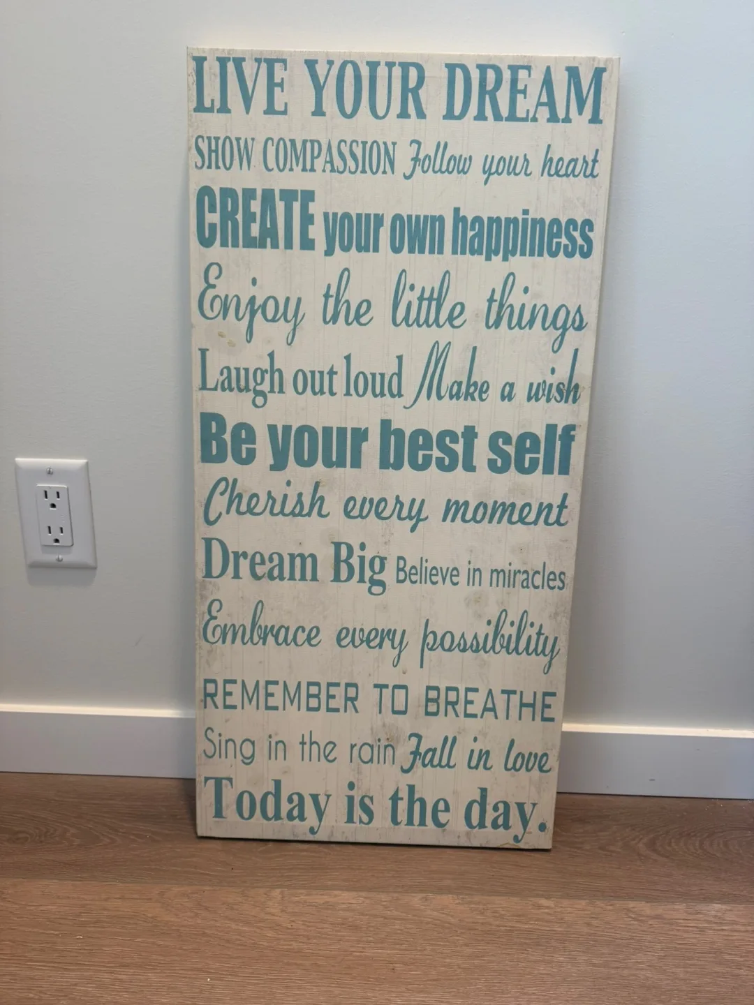 Inspirational Canvas Picture thumbnail